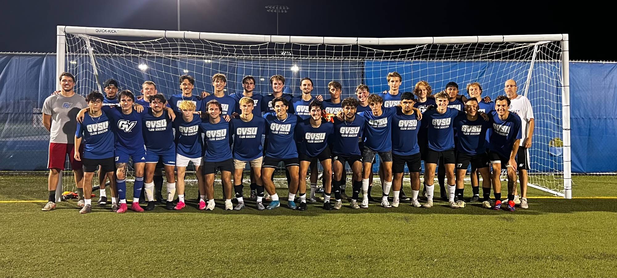 Men's Soccer Team Picture After Frist Practice of the Season